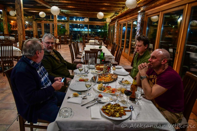 Diner at the Sisevac Terme