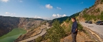 Pogled na površinski kop rudnika Majdanpek