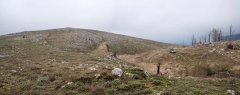It was only +3 C in late April on this desolate looking terrain