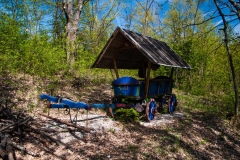 An old, restored carriage