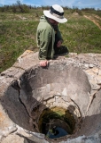 Looking down the well