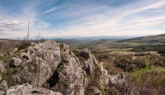 A view over Oštra Čuka to the south