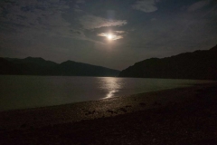 Full moon over Danube
