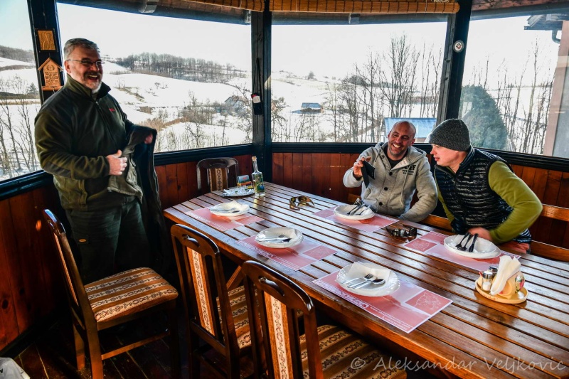 Having good time at the Milanović place