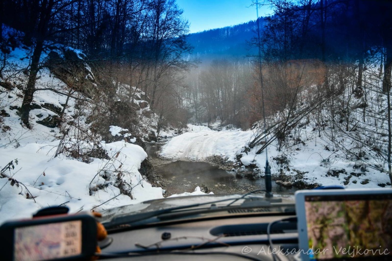 One of the stream crossings on day one