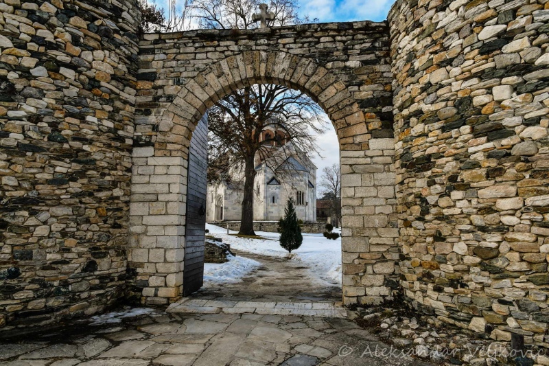 Gate of the Studenica monastery