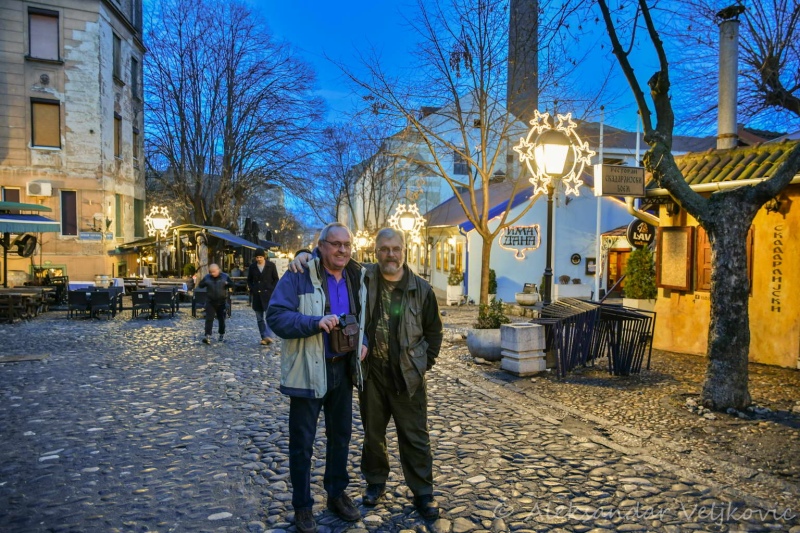 In the streets of Belgrade