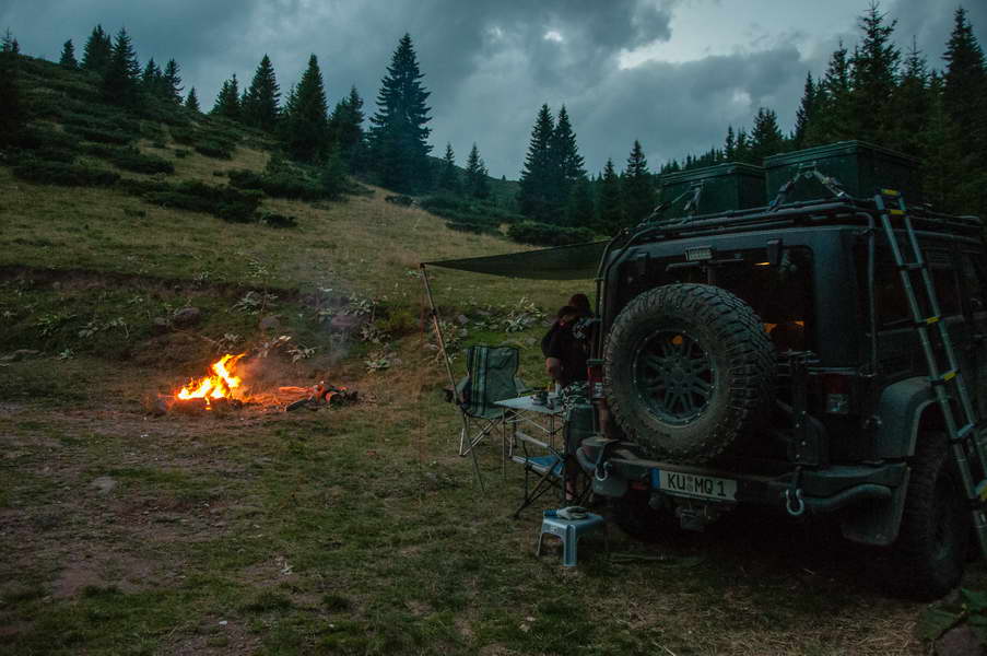 Campsite deep in the wilderness of Stara planina