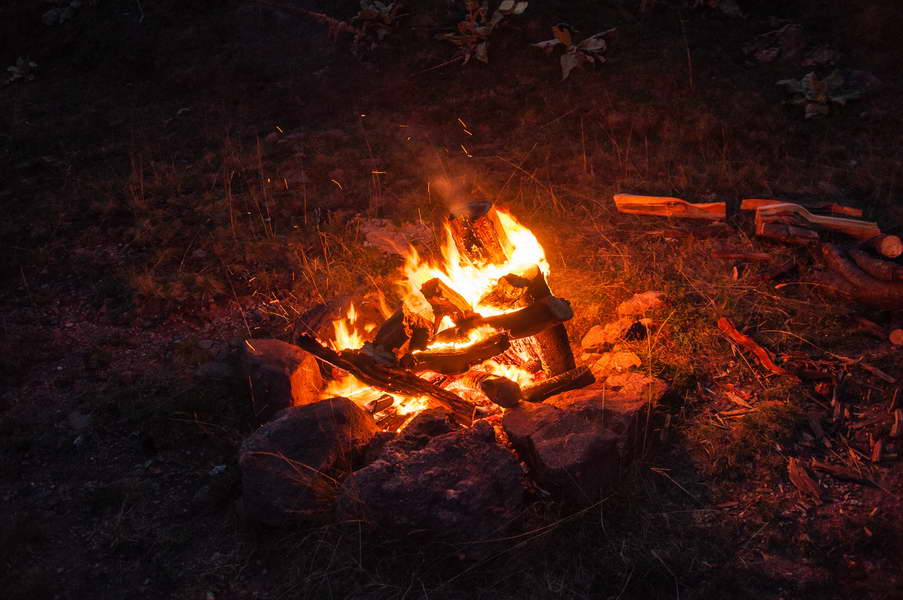 Our campfire