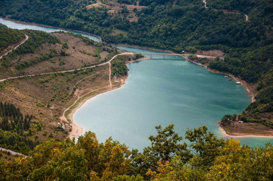 The beautiful Zavoj lake again