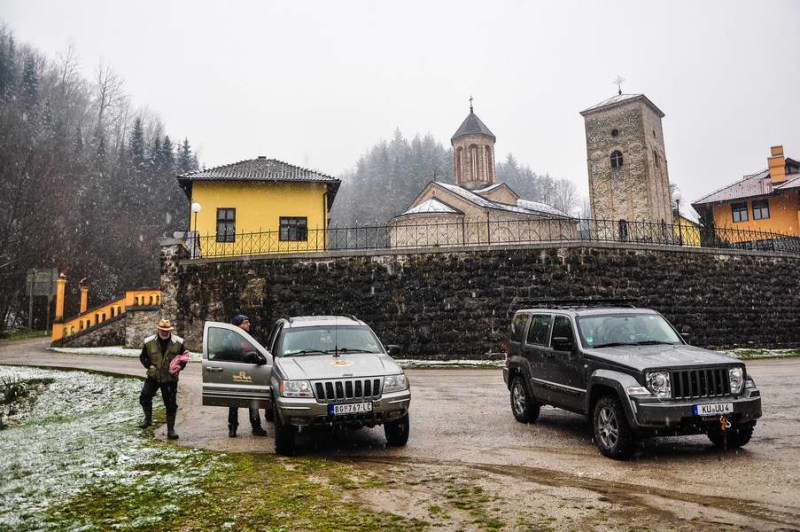 In front of Rača monastery
