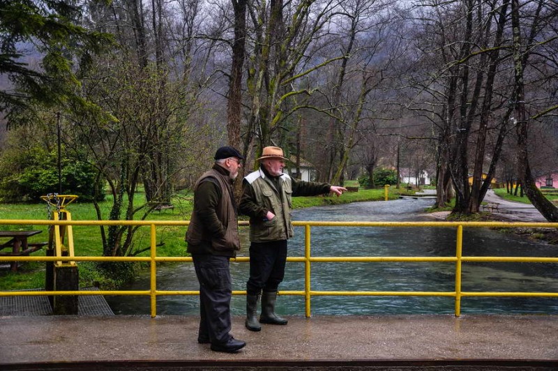 On the bridge over Godina (Year) river, the shortest river in Europe