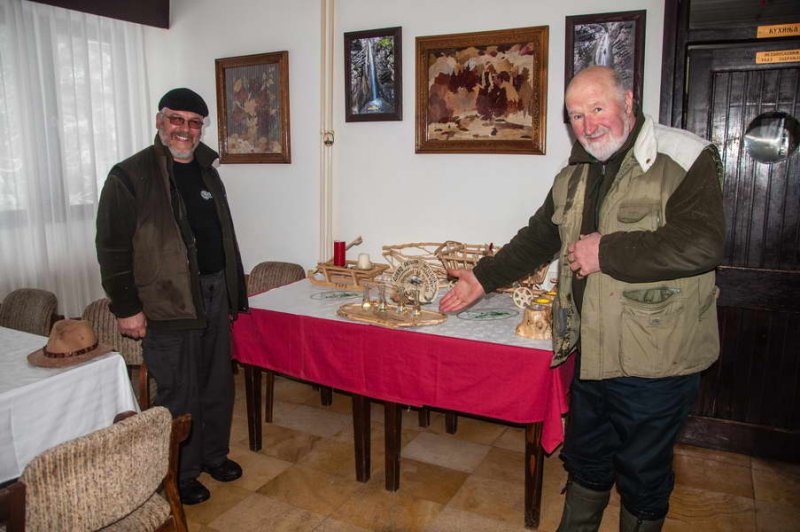 The traditional welcome on Predov Krst