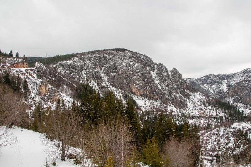 Uvac canyon below the dam