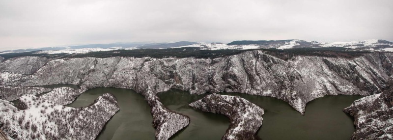 View of the winding Uvac from Molitva