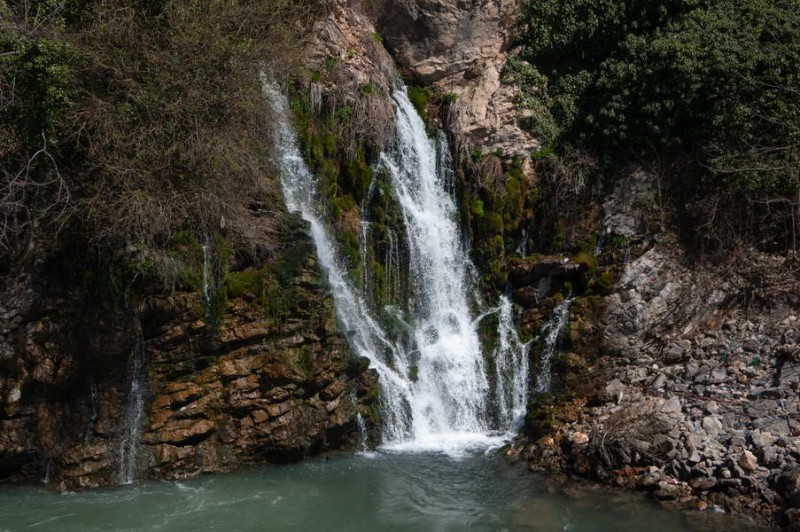 A waterfall in the Kumanica canyon
