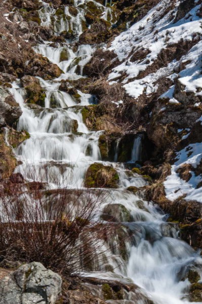 Cascading Sopotnica waterfalls