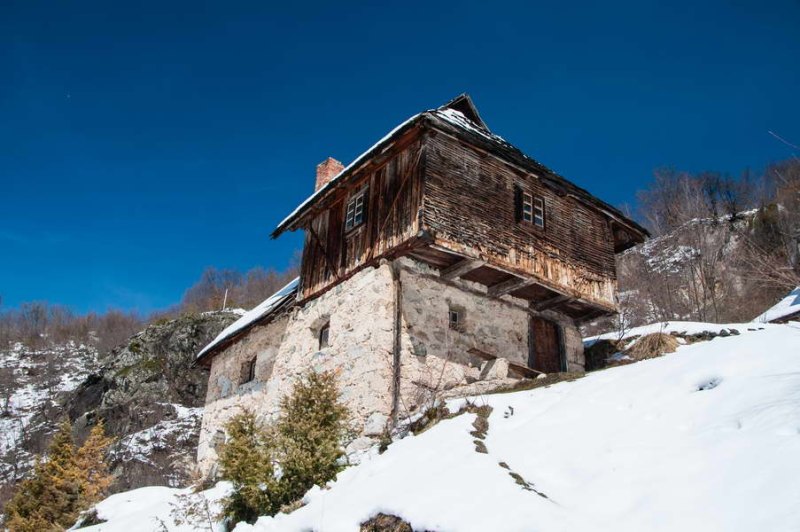 The ancient watermills at Sopotnica