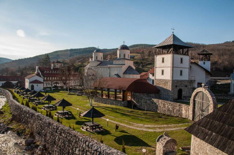 Mileševa monastery, from the backyard