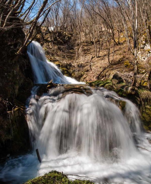 The middle Gostilje waterfall