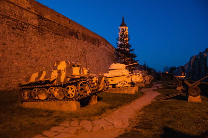 Visiting the tank museum in Belgrade